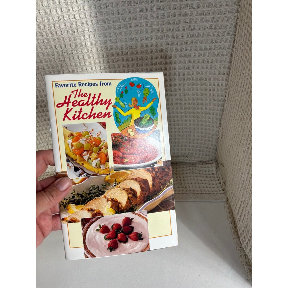 [Vintage] Unisex Country Woman The Healthy Kitchen Cookbook OS White